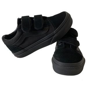 VANS Kids Black Old Skool V Shoes Size 11